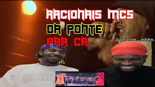 Racionais MCs  Da Ponte Pra Cá  Com legendas REACTION [upl. by Asiaj]