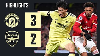 HIGHLIGHTS  Manchester United vs Arsenal 32  Premier League  Smith Rowe Odegaard [upl. by Firehs890]