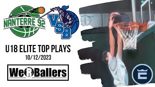 JSF Nanterre v Villemomble U18 Elite Top Plays 10122023 [upl. by Vivien]