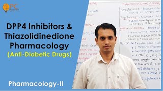 Oral Antidiabetic Drugs Part 3 DPP4 Inhibitors amp Thiazolidinedione PPARy Agonist Pharmacology [upl. by Ahsar]