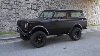 1979 International Harvester Scout II matte black for sale [upl. by Cohen555]