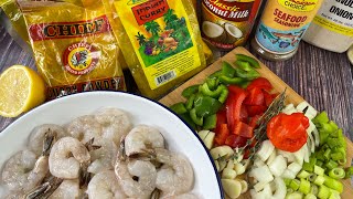 THE BEST JAMAICAN STYLE CURRY SHRIMP WITH COCONUT MILK [upl. by Huskamp]