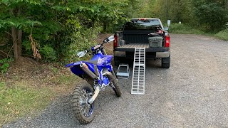 Yamaha YZ250X Hard Woop Test [upl. by Eillac]