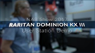 Raritan User Station Demo  NAB Show 2017 [upl. by Nerraf]