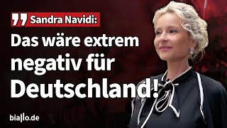 Sandra Navidi warnt quotWenn Donald Trump droht dann ist das kein Bluffquot  Interview [upl. by Smaj]