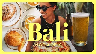 Canggu Food Vlog Cafe Warung Brewery amp A Restaurant  Bali Vlog 4 of 10 [upl. by Laspisa526]