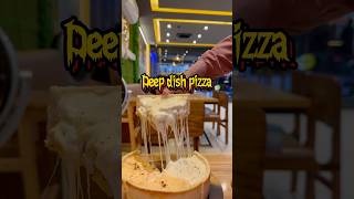 THE BEST DEEP DISH PIZZA IN LAHORE  CHICAGO STYLE DEEP DISH PIZZA  FOOD REVIEW  shorts [upl. by Tacklind]