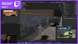 REDIF LIVE TWITCH Modélisation dun environnement  PART 01 [upl. by Ednihek336]