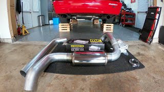 Mufflex 4 inch Exhaust on LS Swapped third gen Camaro [upl. by Sweeney]