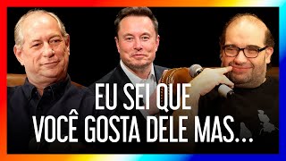 CIRO GOMES E SERGIO SACANI DIVERGEM SOBRE ELON MUSK [upl. by Kcirtap]