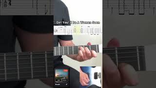 Girl You’ ll Be a Woman Soon Guitar  Tabs guitarsheetmusic guitarcover guitartutorial [upl. by Eleik]