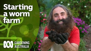 How to start a worm farm  DIY Garden Projects  Gardening Australia [upl. by Hoxsie]