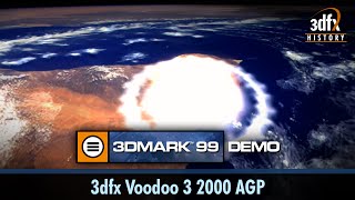 3dfx Voodoo 3 2000 AGP  3DMark 99  Demo [upl. by Aynav]