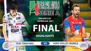 FINAL  Itas Trentino vs Vero Volley Monza  Highlights  Italian Super Cup 2021 HD [upl. by Magavern]