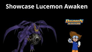 Showcase Lucemon Shin  Awaken SSS DIGIMON MASTERS ONLINE [upl. by Ahsemac276]