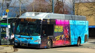 TransLink Bus Action  Newton Exchange [upl. by Yevrah]