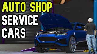 Gta 5 Auto Shop Service Cars  Auto Shop Customer Cars [upl. by Figueroa]