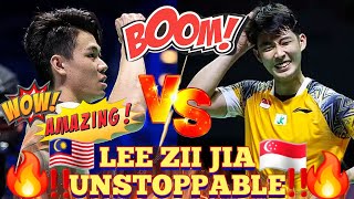 Wow🇲🇾Lee Zii Jia UNSTOPPABLE Olimpik 2024🔥😱‼️POWERFUL SMASH💥💪🤩‼️leeziijia [upl. by Aryamo]