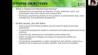 Introduction to Geoenvironmental Engineering Course Syllabus [upl. by Delores]