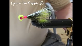 Squirrel Tail Crappie Jig [upl. by Monafo]