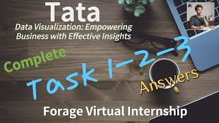 Tata Virtual Internship Data Visualization Task 123 Forage Answers [upl. by Allister]