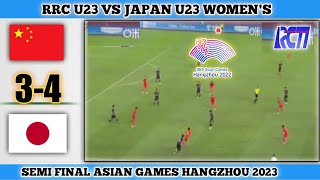 RRC U23 Womens vs Japan U23 Womens 34  Semi Final Asian Games Hangzhou [upl. by North]