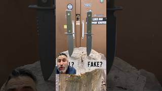 CUIDADO con las FALSIFICACIONES la TECNOLOGÍA de FALSIFICACIÓN ha MEJORADO‼️😱 cuchillo  knife [upl. by Ahtael741]