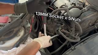 BMW F20F30 N13 Engine INTAKE MANIFOLD SEAL REPLACEMENT  Minimal removal [upl. by Attelrac464]