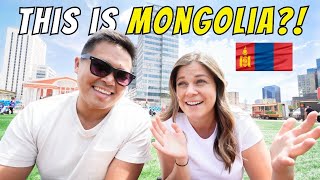 First Impressions of Mongolia  Exploring Ulaanbaatar and Trying Mongolian Food [upl. by Aerehs]