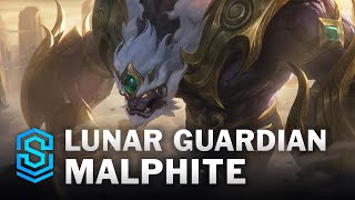 Lunar Guardian Malphite Skin Spotlight  League of Legends [upl. by Nelaf]