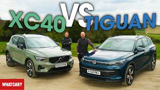 NEW VW Tiguan vs Volvo XC40 review – whats the best SUV  What Car [upl. by Alur379]