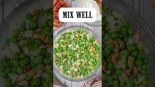 Crunchy Pea Salad with Cashews and Water Chestnuts Potluck Recipes Restless Chipotle [upl. by Gunar]