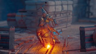 Assassins Creed Odyssey Beating the hammer Fort Tiryns Stealth gameplay [upl. by Suhail]