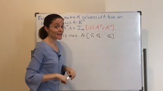 Linear Algebra Orthogonal Transformations and Matrices Full Lecture [upl. by Karen]