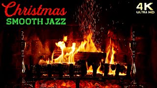 Christmas Fireplace amp Smooth Jazz Christmas Music Ambience  Instrumental Christmas Jazz Ambience [upl. by Immanuel980]