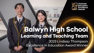 Balwyn High School  Learning and Teaching Team [upl. by Hniht58]