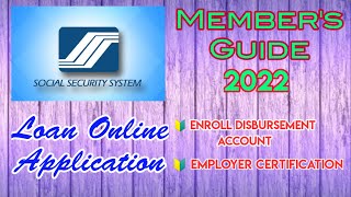 SSS Salary Loan Online Application │ Disbursement Account Eastwest Bank [upl. by Annirtak]