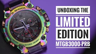 GShock MTGB3000PRB1A Unboxing [upl. by Htenek]