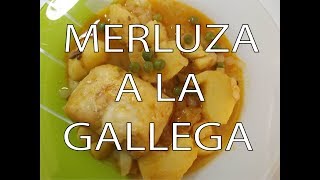 Merluza a la Gallega Rápida y Fácil [upl. by Nekial932]