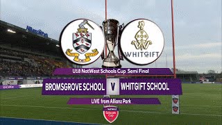 NatWest Schools Cup U18 Cup Highlights Bromsgrove v Whitgift [upl. by Elleynod588]