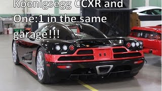 Worlds most expensive garage and 100 supercars  Koenigsegg CCXR One1 Pagani LaFerrari [upl. by Chute]