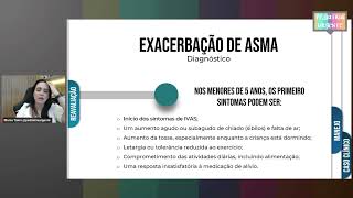 Diagnóstico e arsenal terapêutico na EXACERBAÇÃO DE ASMA [upl. by Akenot]