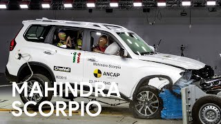 ANCAP safety amp crash testing a Mahindra Scorpio [upl. by Karyn543]