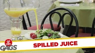 Messy Juice Fail Prank [upl. by Llezniuq]