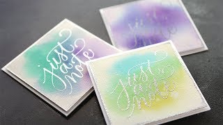 3 Approaches to Watercolor Backgrounds [upl. by Lindsey]