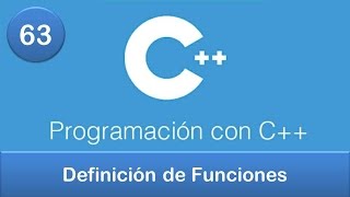 63 Programación en C  Funciones  Definición de Funciones [upl. by Herrick]