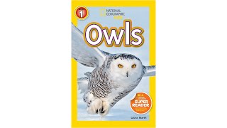 Owls Nonfiction by Laura Marsh National Geographic Kids Read Aloud [upl. by Toffey]