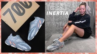 YEEZY 700 INERTIA  Review  On Feet [upl. by Jauch79]