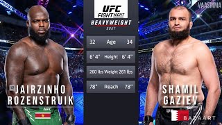 JAIRZINHO ROZENSTRUIK VS SHAMIL GAZIEV FULL FIGHT UFC VEGAS 87 [upl. by Naimerej157]