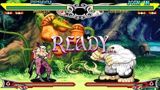 Darkstalkers 3  Morrigan Aensland vs Sasquatch Arcade Mode Hard AI The Lord Of Vampire [upl. by Ian]